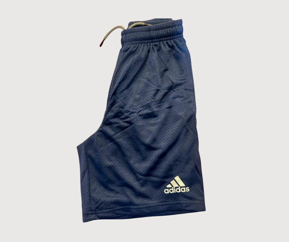 Navy Net Adidas shorts