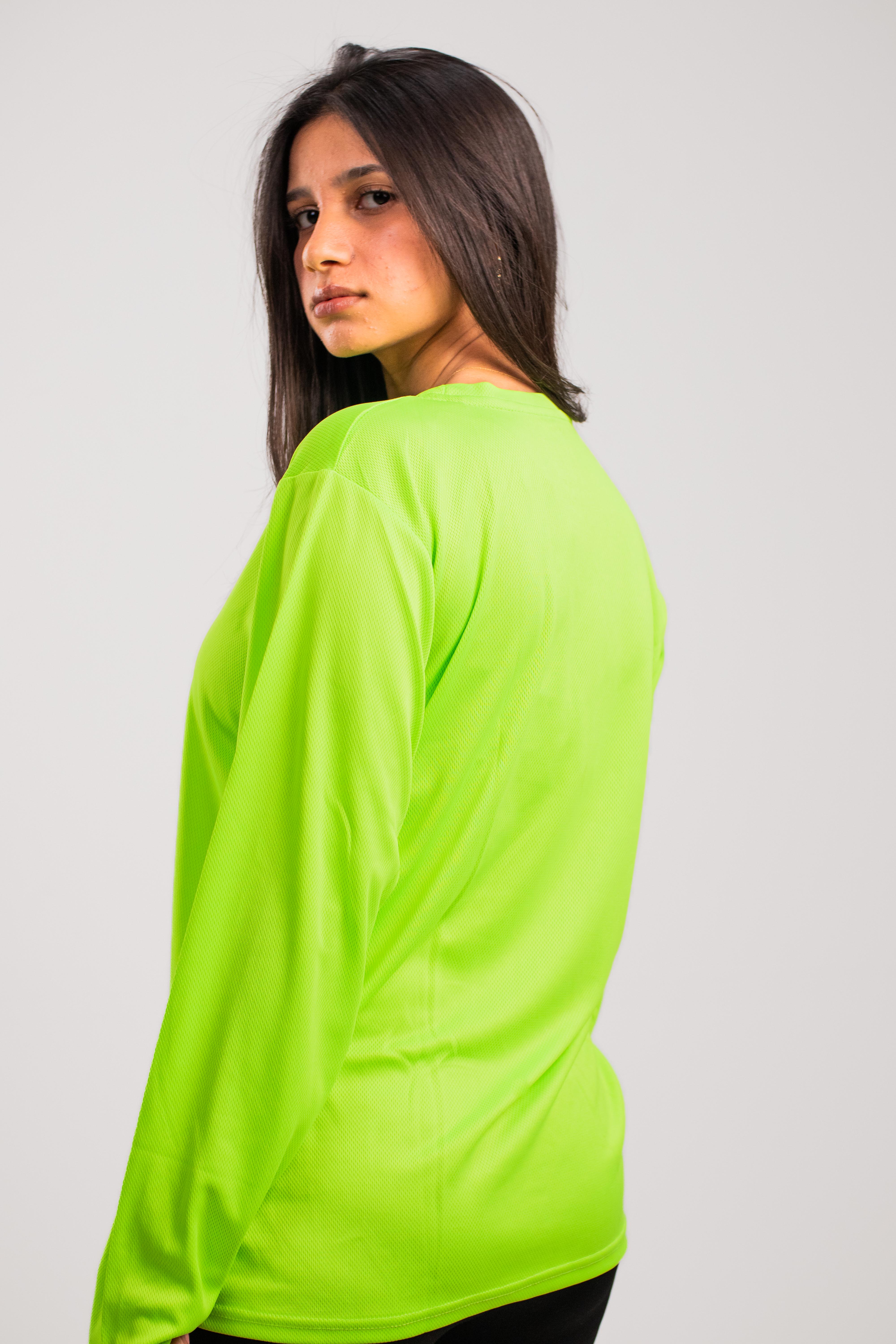 Nike Green Basic Long-Sleeve T-Shirt