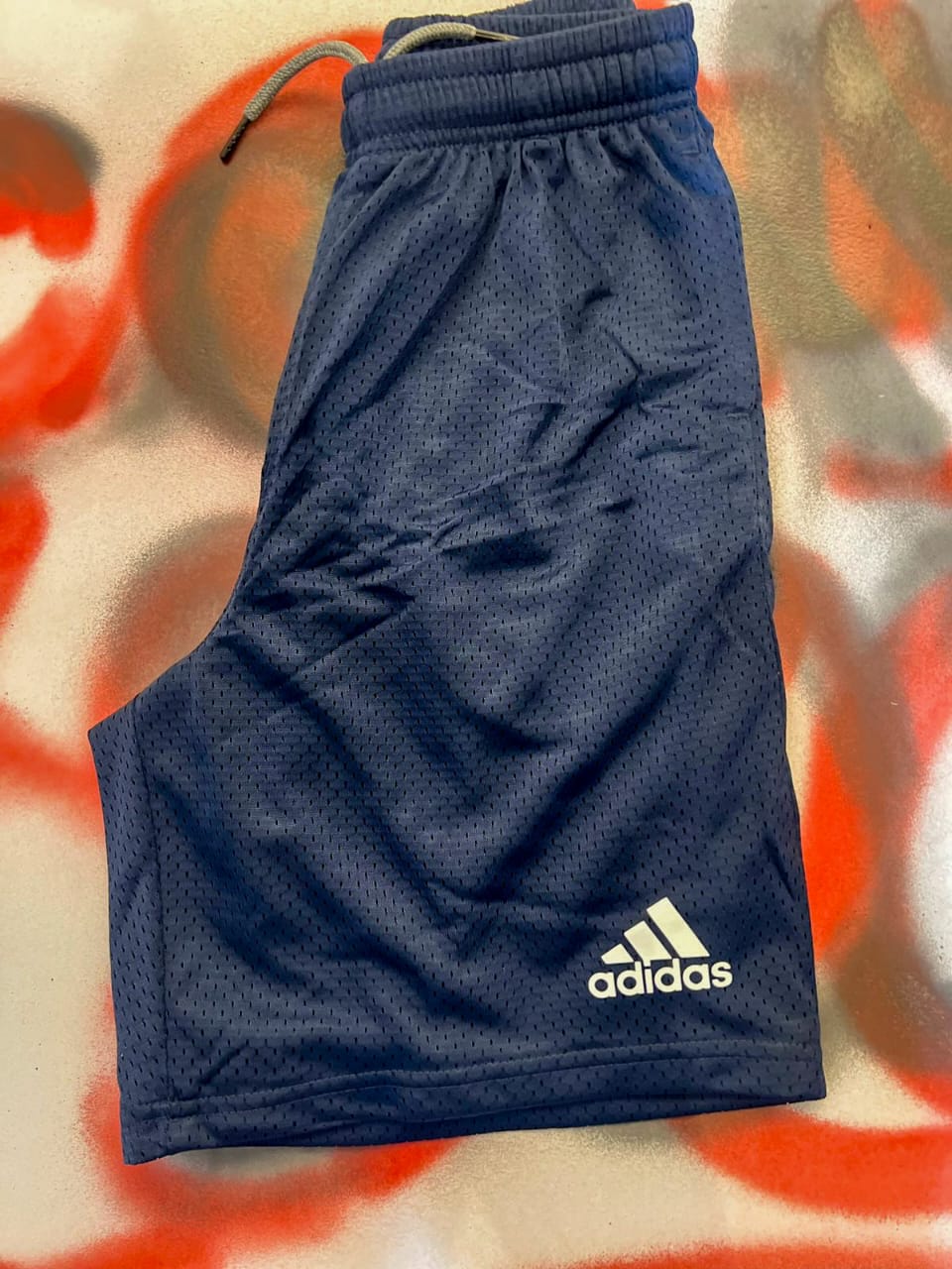 Navy Net Adidas shorts